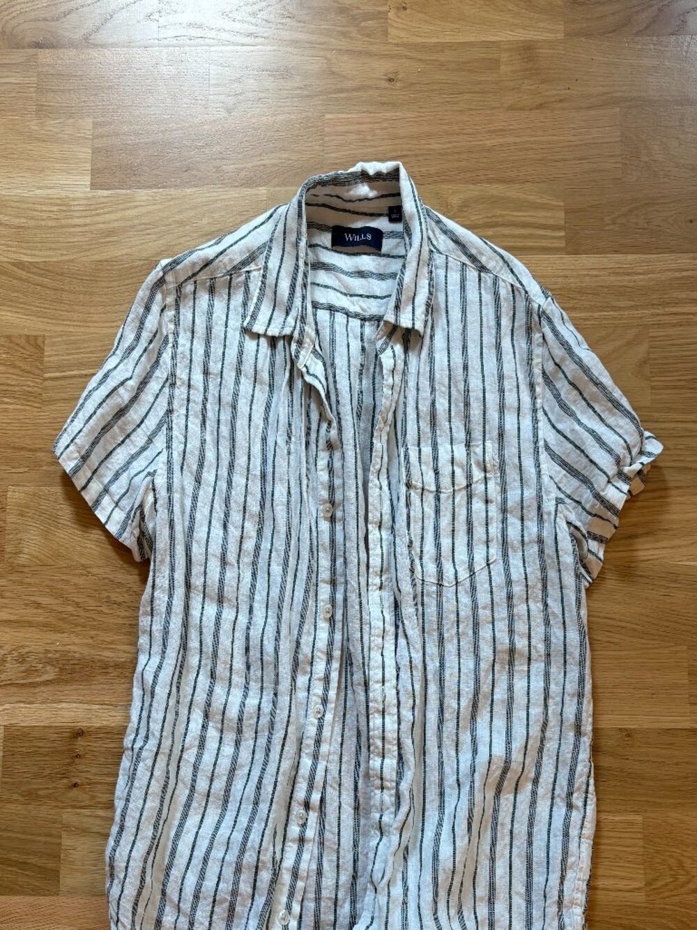 Huckberry / Wills Short Sleeve Isles Linen Shirt (Small)